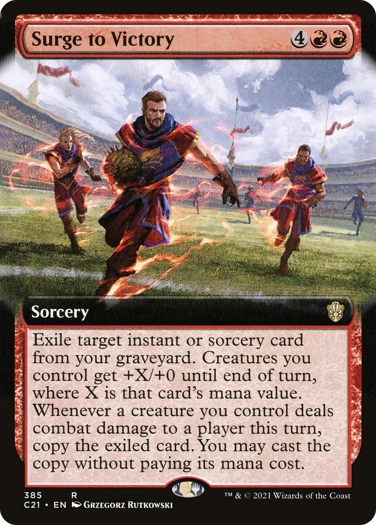 Surge to Victory (Art étendu) [Commandant 2021] 