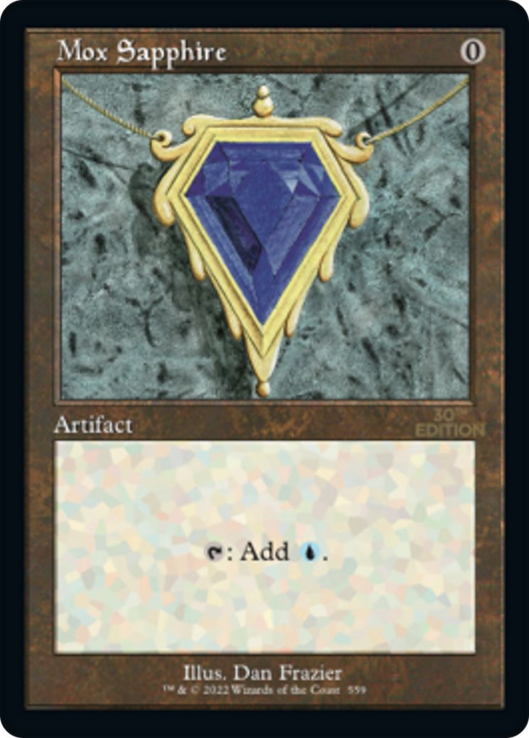 Mox Sapphire (Rétro) [Édition 30e anniversaire] 