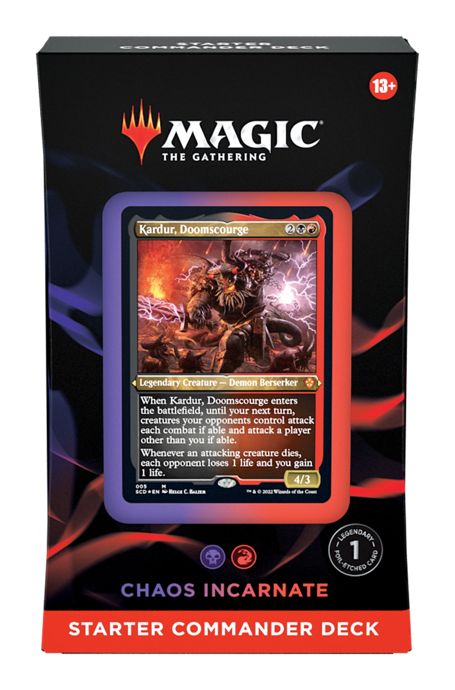 Deck de commandant de démarrage (Chaos Incarné) 