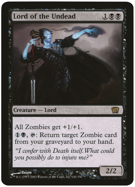 Lord of the Undead (Oversized) [Huitième édition Box Topper] 