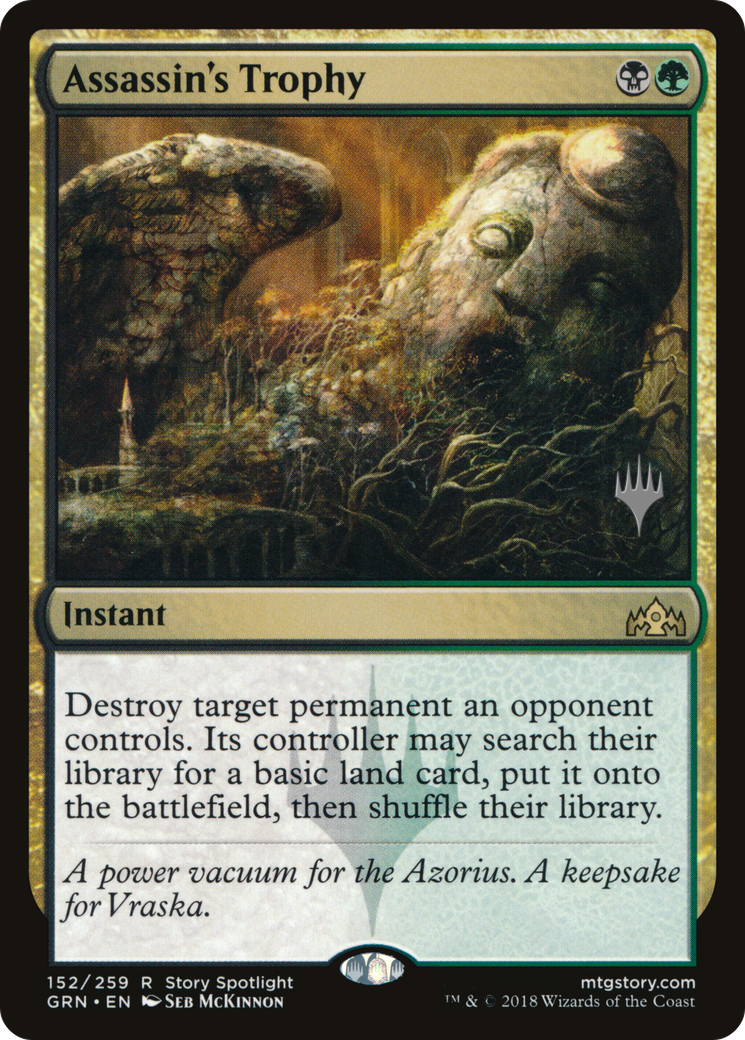 Trophée de l'Assassin (Pack Promo) [Promos Guildes de Ravnica] 
