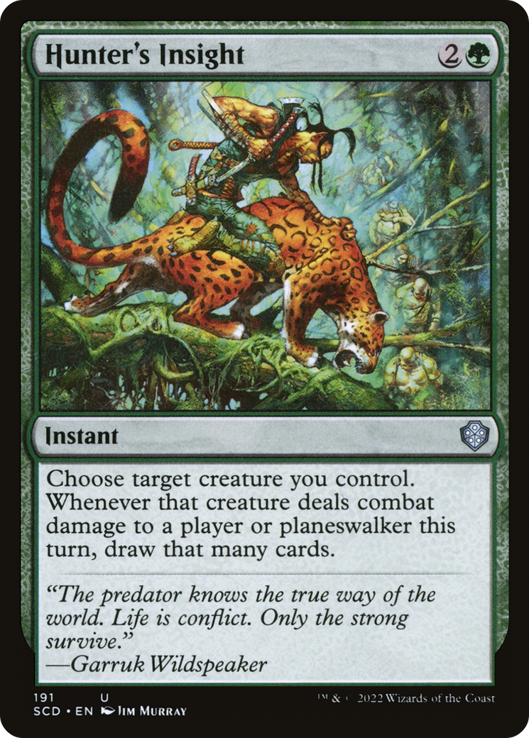 Hunter's Insight [Decks de commande de démarrage] 