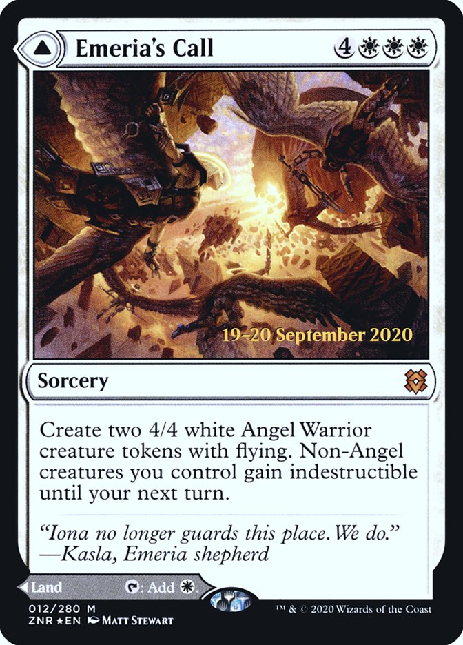 L'appel d'Emeria // Emeria, Shattered Skyclave [Promotions avant-première de Zendikar Rising] 