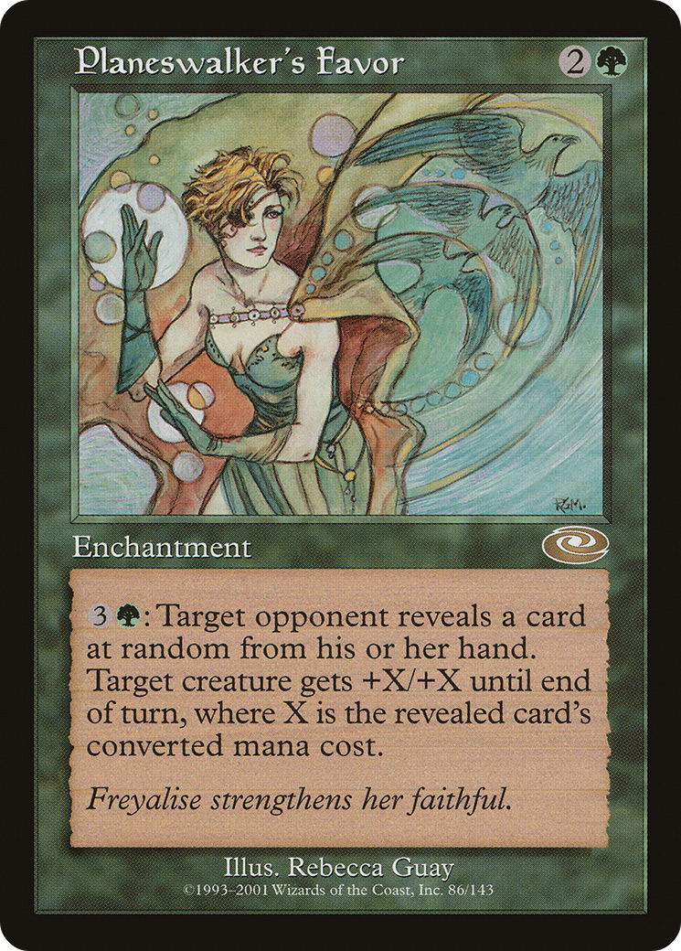Planeswalker's Favor (PLS-086) - Planeshift Foil