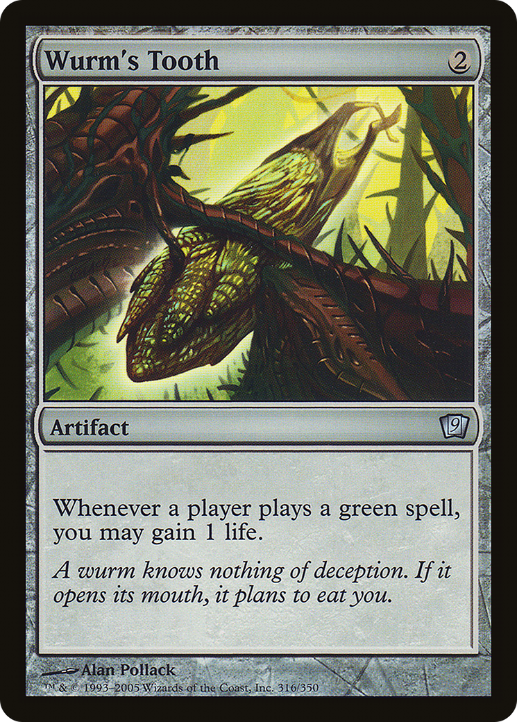 Wurm's Tooth (9ED-316★) - 9th Edition