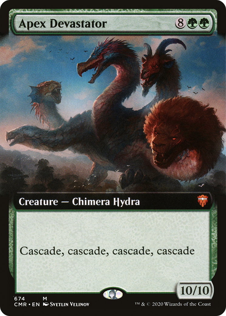 Apex Devastator (art étendu) [Commander Legends] 