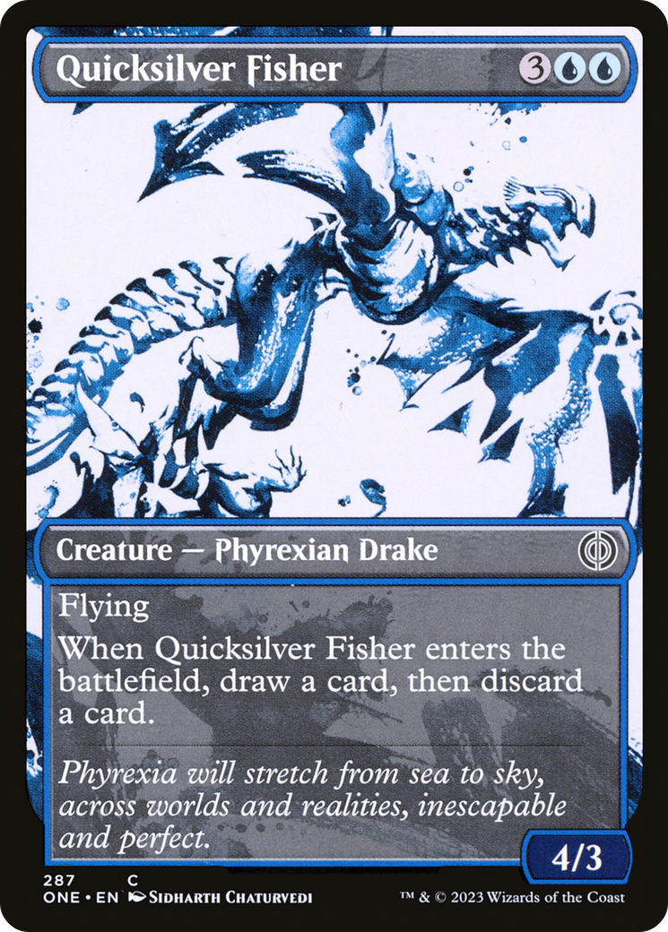Quicksilver Fisher (Showcase Ichor) [Phyrexia : Tous seront un] 
