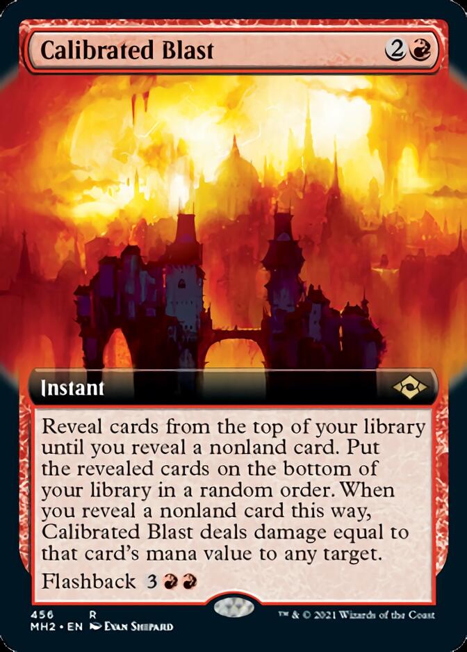 Explosion calibrée (Art étendu) [Modern Horizons 2] 