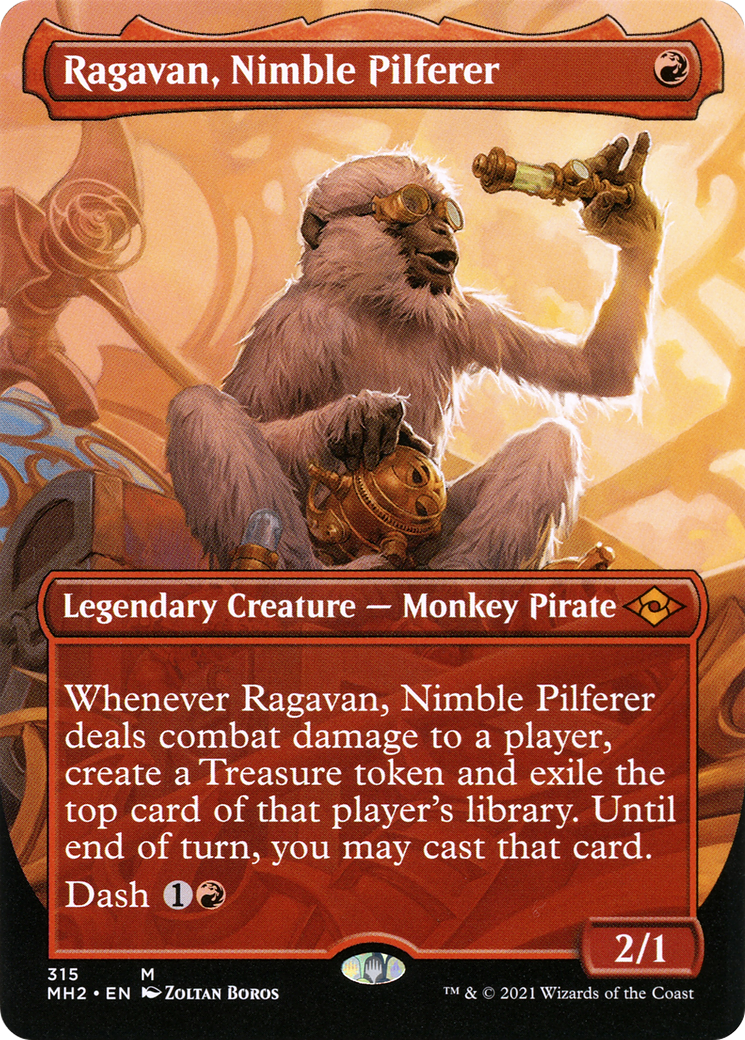 Ragavan, Nimble Pilferer (Art alternatif sans frontières) [Modern Horizons 2] 