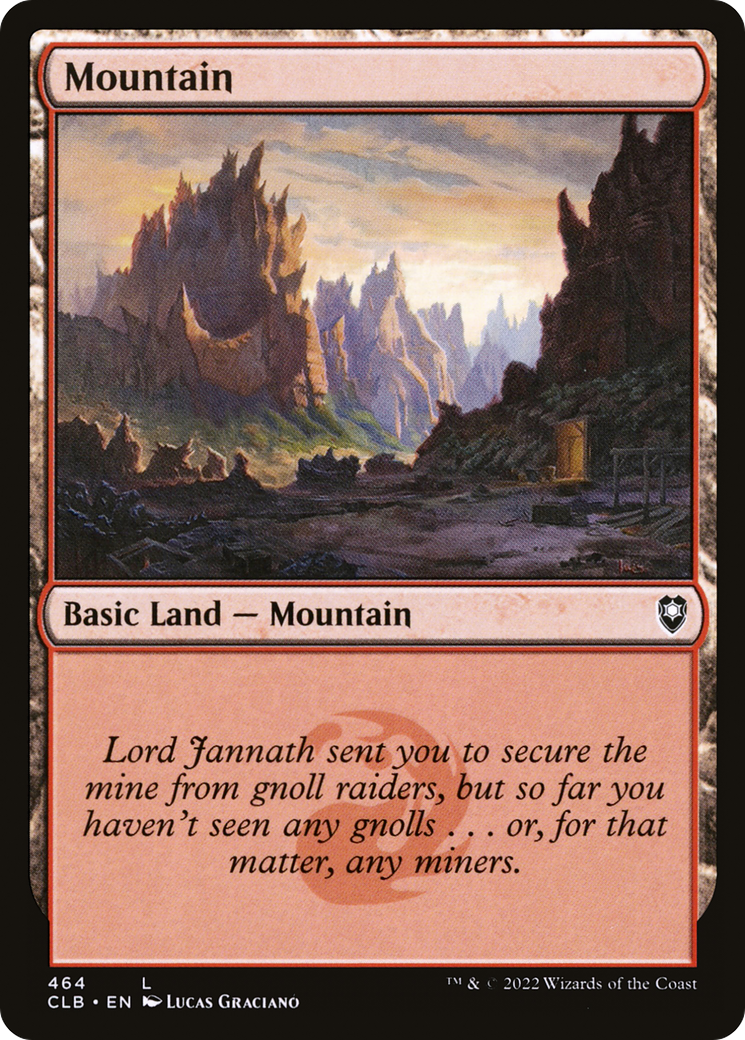 Montagne (464) [Commander Legends : Bataille de Baldur's Gate] 