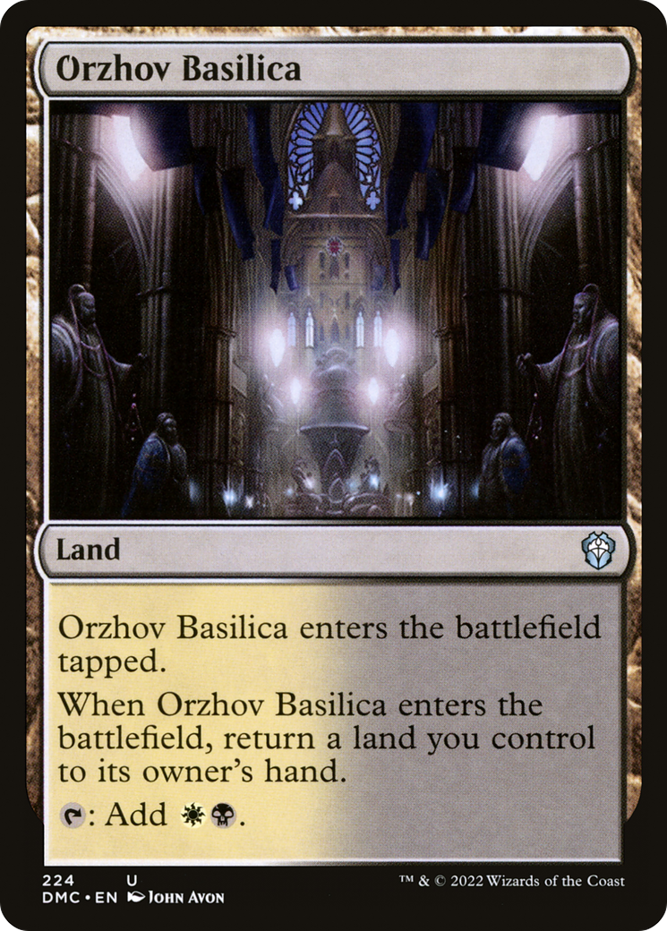 Basilique d'Orzhov [Commandant uni de Dominaria] 