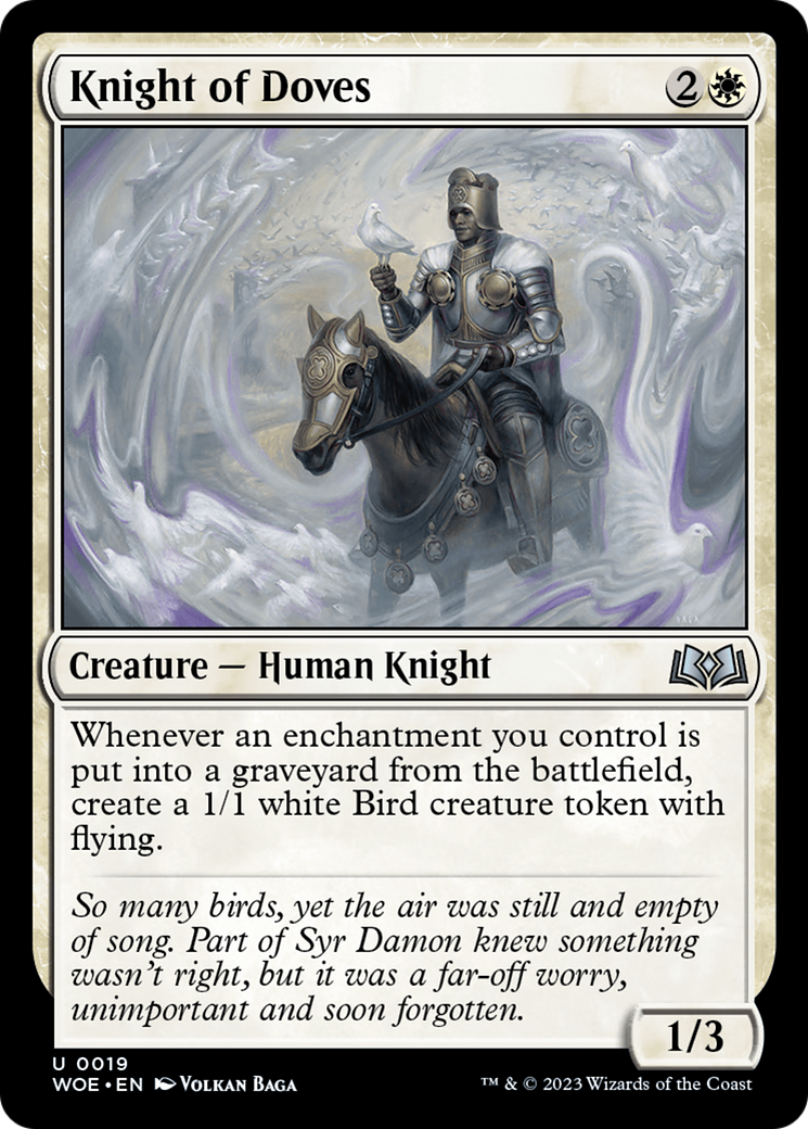 Knight of Doves (WOE-019) - Wilds of Eldraine