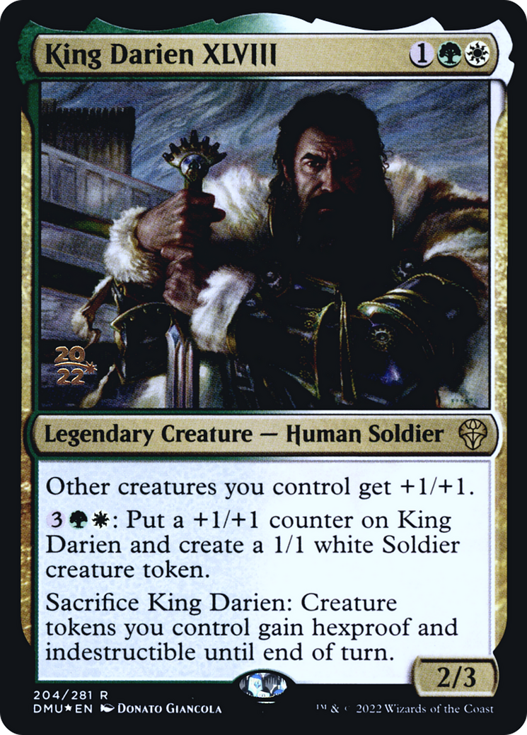 Roi Darien XLVIII [Promotions avant-première de Dominaria United] 