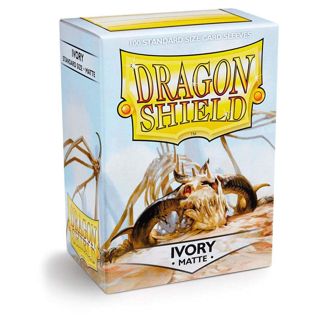 Dragon Shield : Pochettes standard 100 carats - Ivoire (mat) 