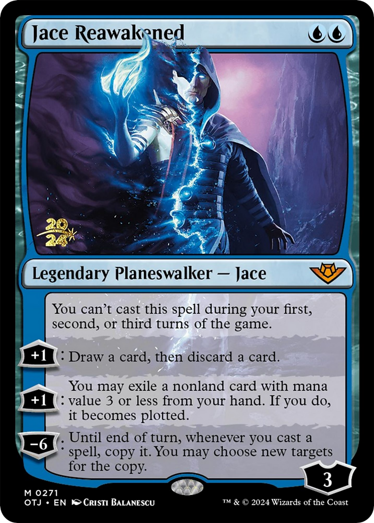 Jace Reawakened [Promotions avant-première des Hors-la-loi de Thunder Junction] 
