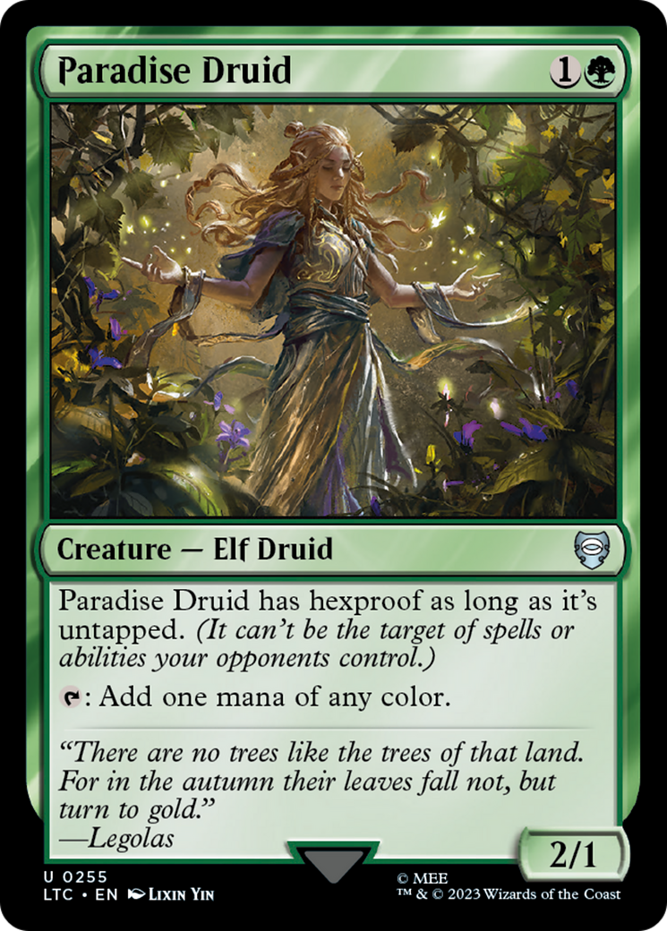 Paradise Druid [Le Seigneur des Anneaux : Contes du Commandant de la Terre du Milieu] 