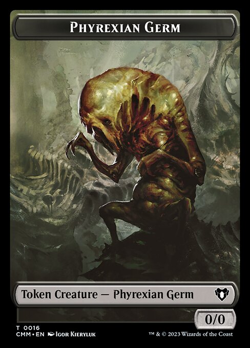 Eldrazi Spawn // Jeton double face du germe phyrexian [Jetons du commandant maître] 