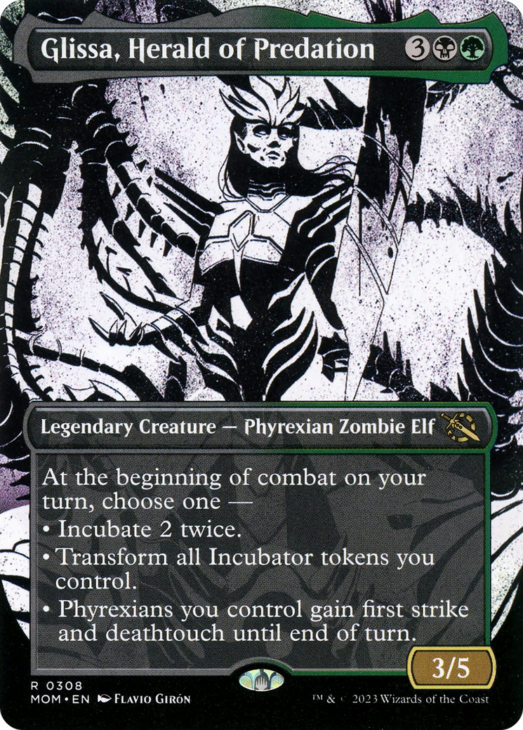 Glissa, Herald of Predation (Showcase Planar Booster Fun) [Marche de la machine] 