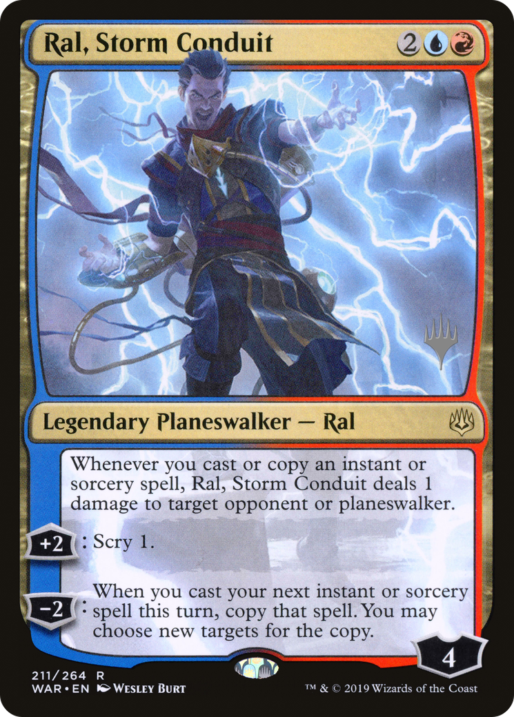 Ral, Storm Conduit (Pack promotionnel) [War of the Spark Promos] 