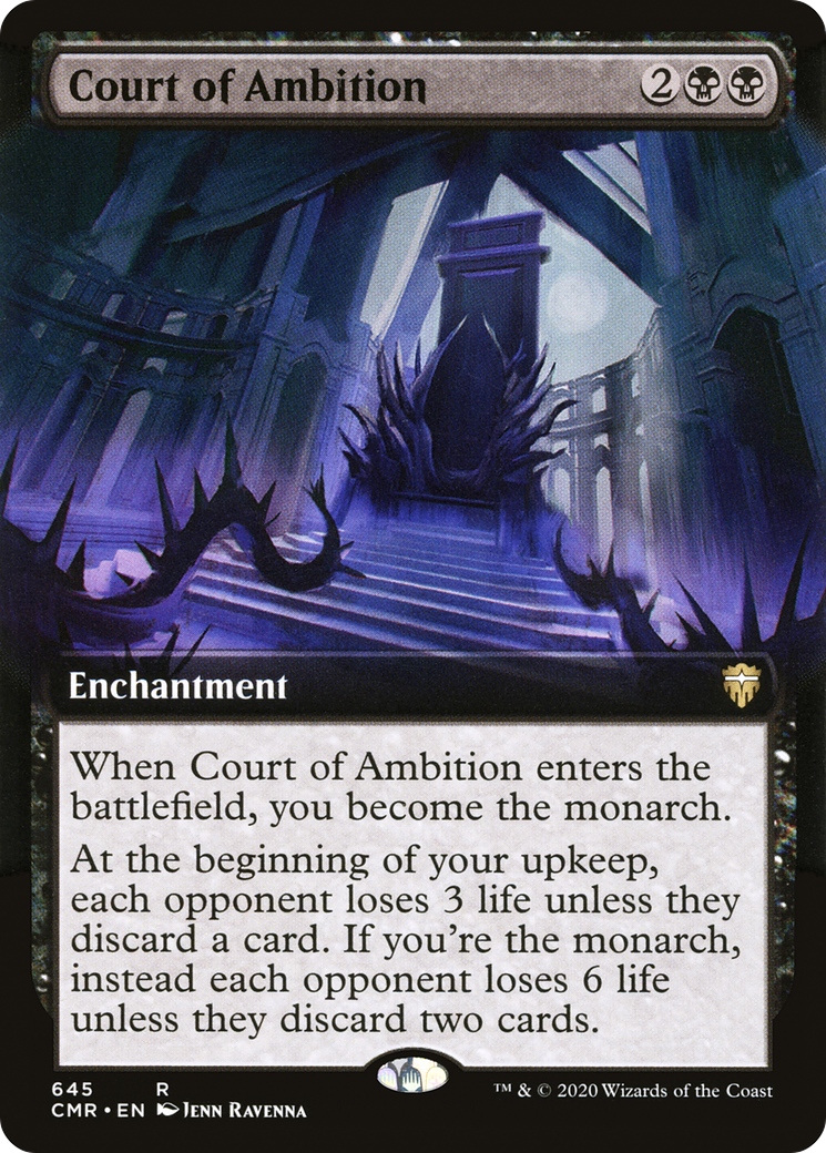 Cour de l'ambition (art étendu) [Commander Legends] 