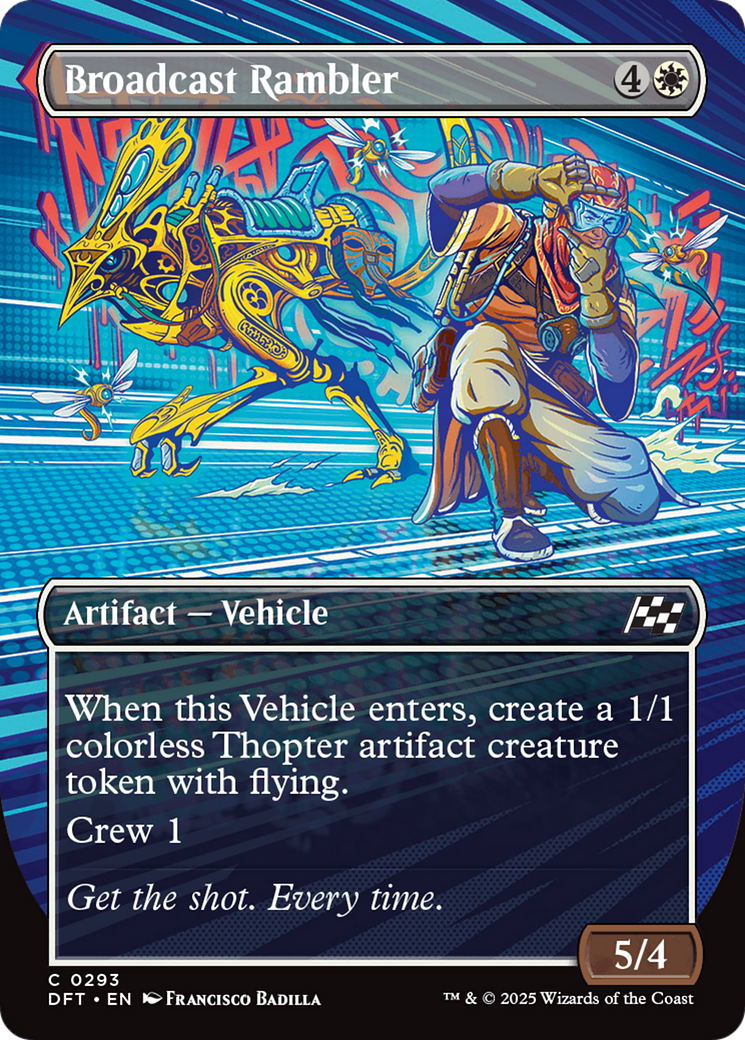 Broadcast Rambler (Borderless) (DFT-293) - Aetherdrift (Borderless)