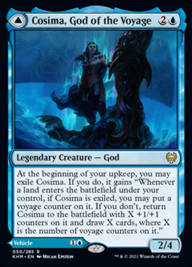 Cosima, God of the Voyage // The Omenkeel (KHM-050) - Kaldheim