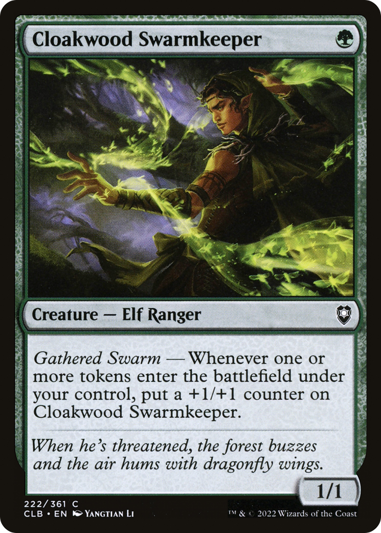 Cloakwood Swarmkeeper [Commander Legends : Bataille de Baldur's Gate] 