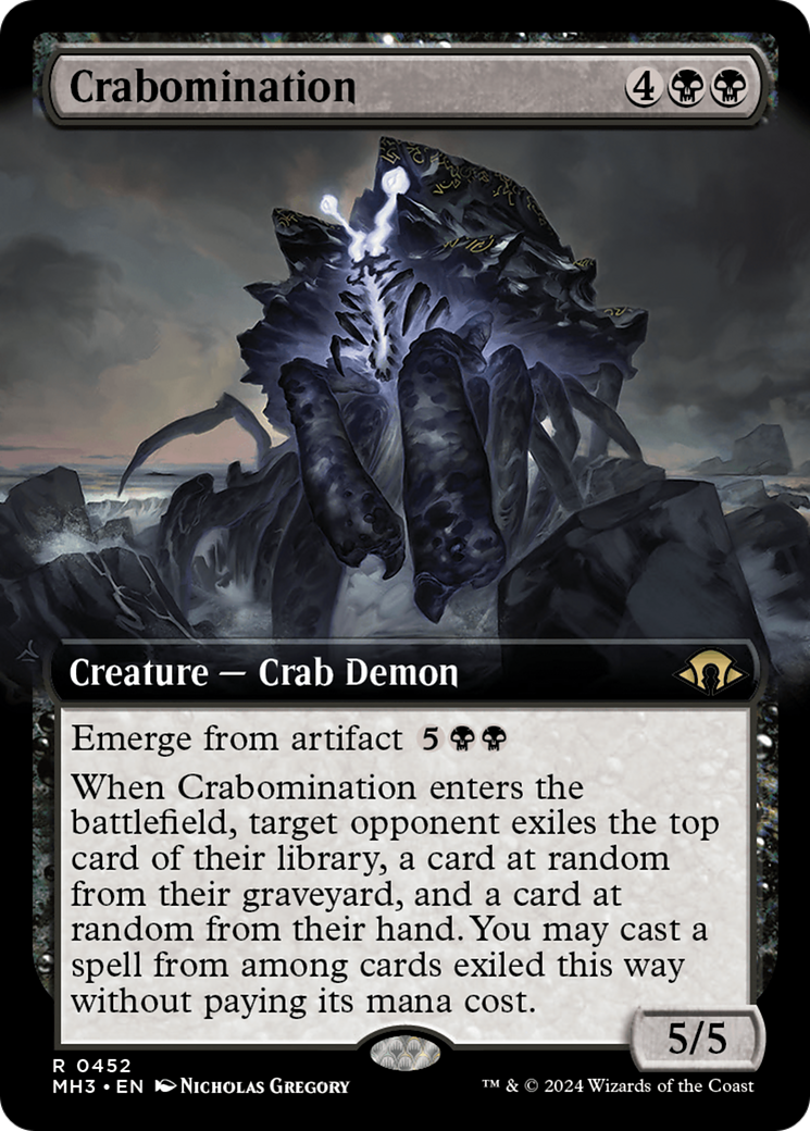 Crabomination (Art étendu) [Modern Horizons 3] 