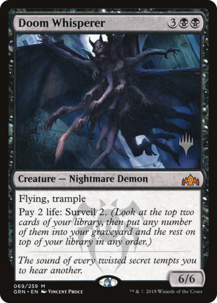 Doom Whisperer (Pack promotionnel) [Promotions des Guildes de Ravnica] 