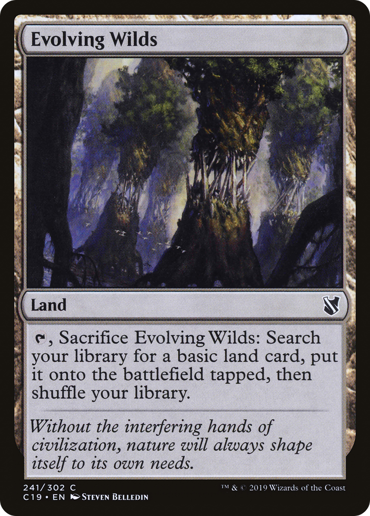 Terres sauvages en évolution [Commander 2019] 