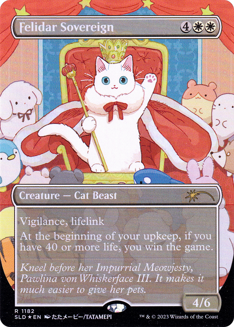 Felidar Sovereign (1182) (SLD-1182) - Secret Lair Drop (Borderless) Foil