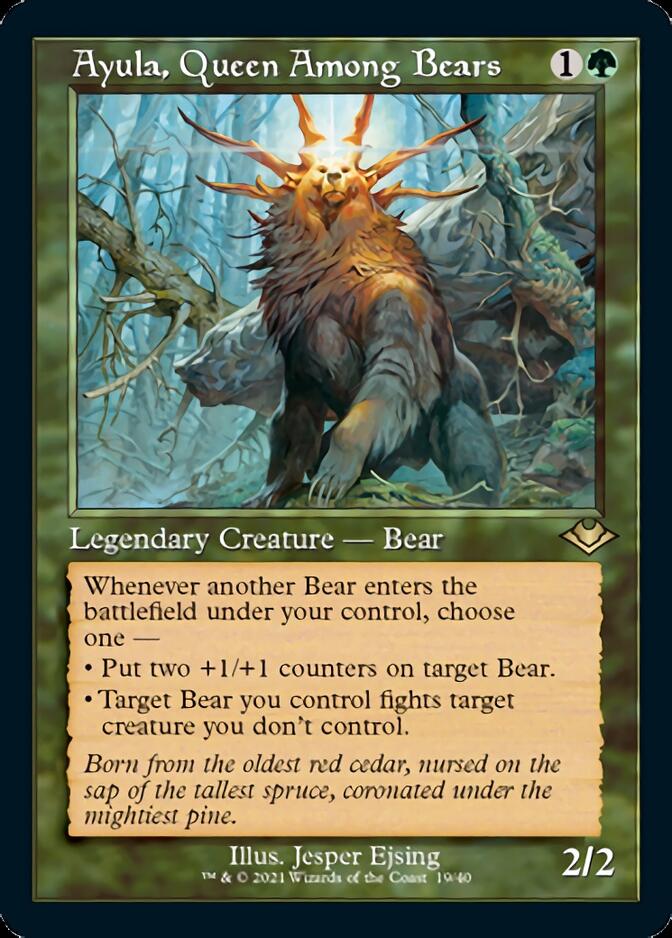 Ayula, reine parmi les ours (Retro Foil Etched) [Horizons modernes] 