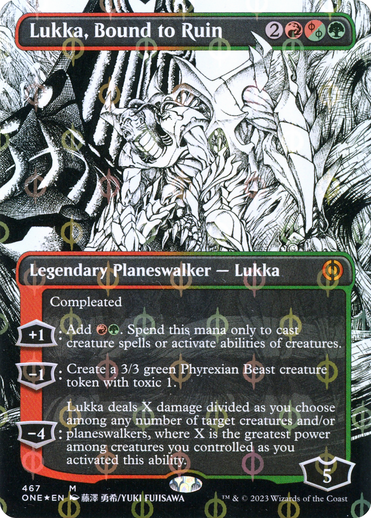 Lukka, Bound to Ruin (Feuille étape et complète du manga sans frontières) [Phyrexia : All Will Be One] 