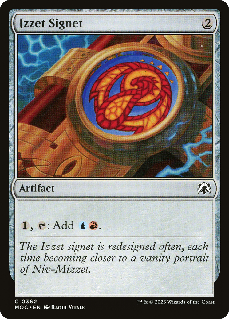Izzet Signet [Marche du Commandant des Machines] 