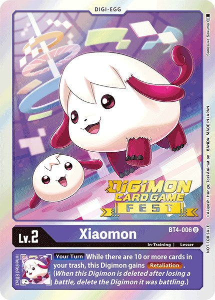 Xiaomin [BT4-006] (Digimon Card Game Fest 2022) [Great Legend Promos] 