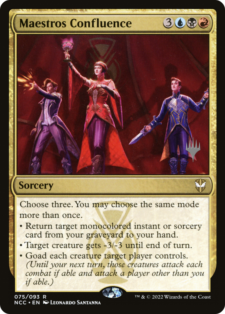 Maestros Confluence (Pack Promo) [Streets of New Capenna Commander Promos] 