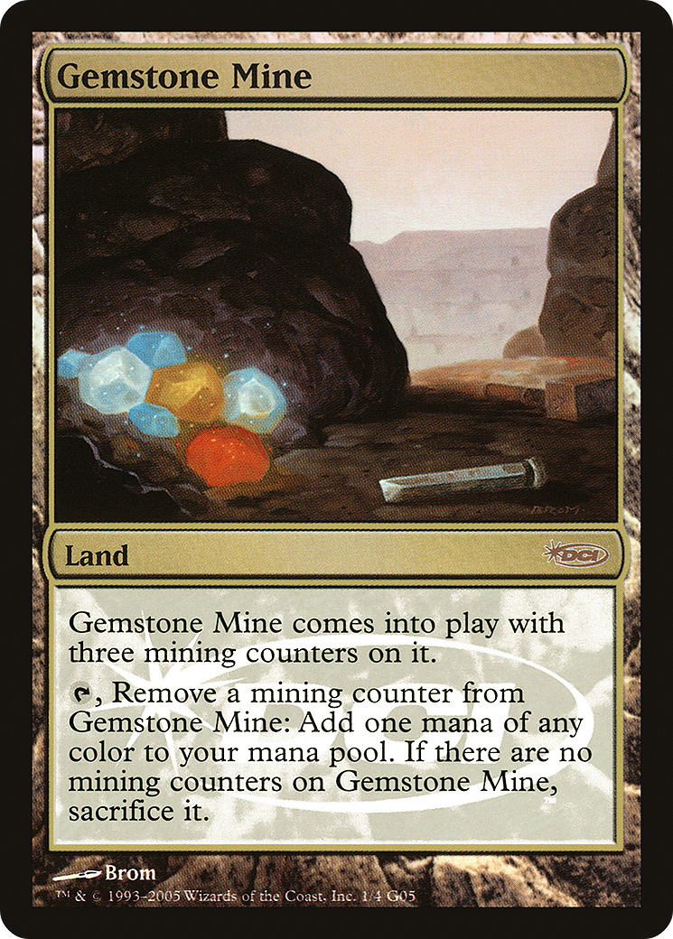 Gemstone Mine (JDG-001) - Judge Gift Cards 2005 Foil