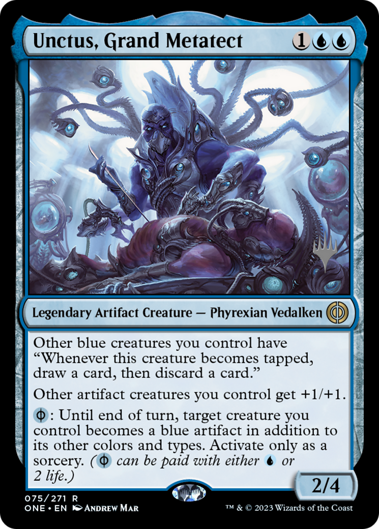 Unctus, Grand Metatect (Pack promotionnel) [Phyrexia : All Will Be One Promos] 