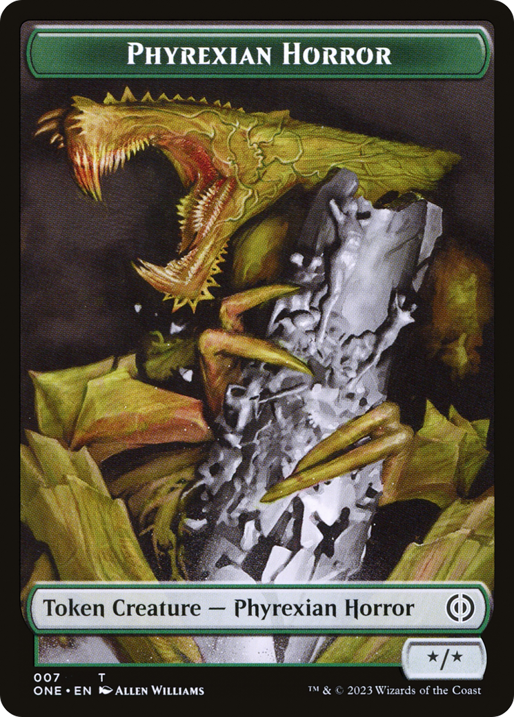 Jeton d'horreur phyrexiane (007) [Phyrexia : tous seront un jeton] 