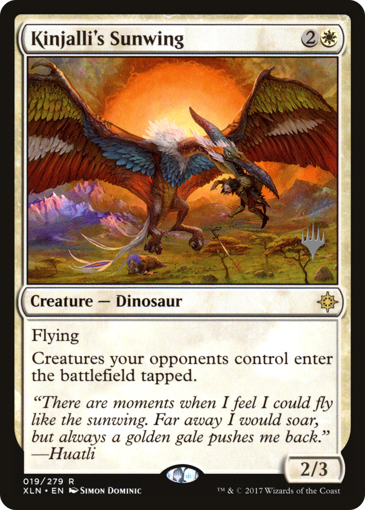 Sunwing de Kinjalli (Pack promotionnel) [Ixalan Promos] 