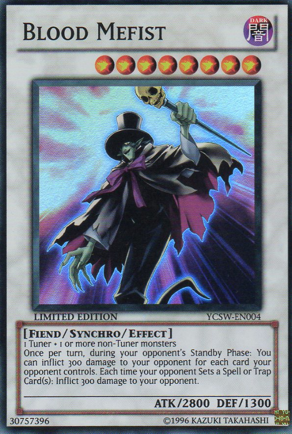Mefist de sang [YCSW-EN004] Super Rare 