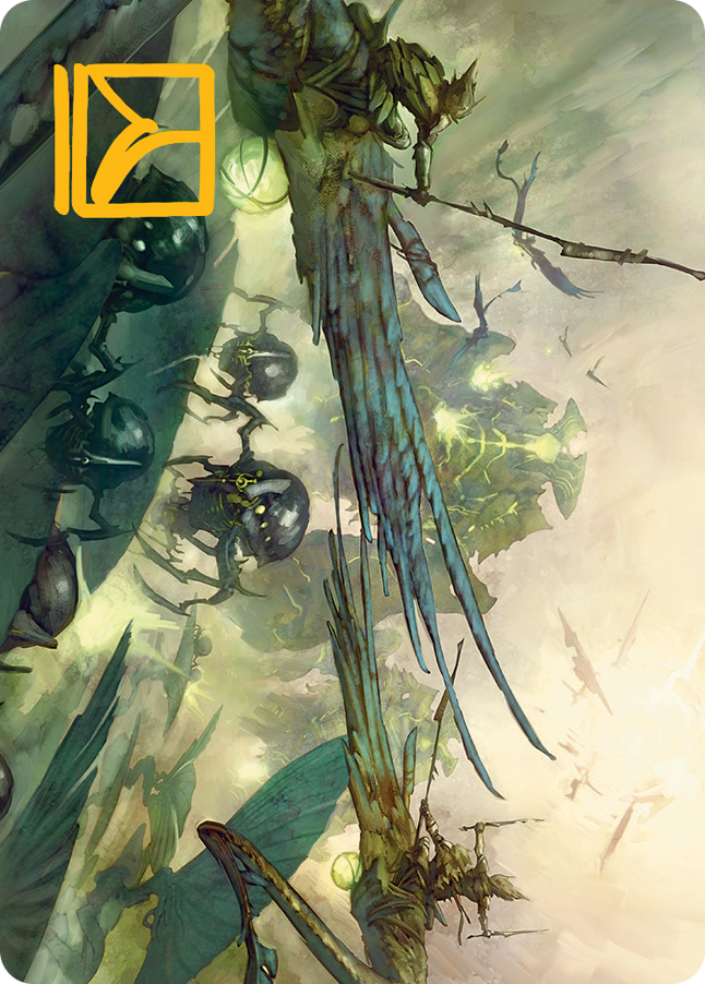 Carte d'art Invasion de Pyrulea (signature estampillée or) [Série d'art de la Marche de la Machine] 
