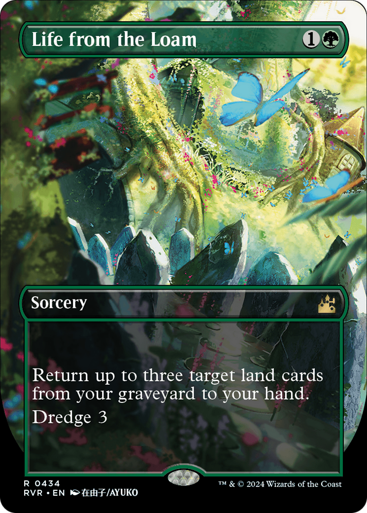 La vie du terreau (Anime Borderless) [Ravnica Remastered] 