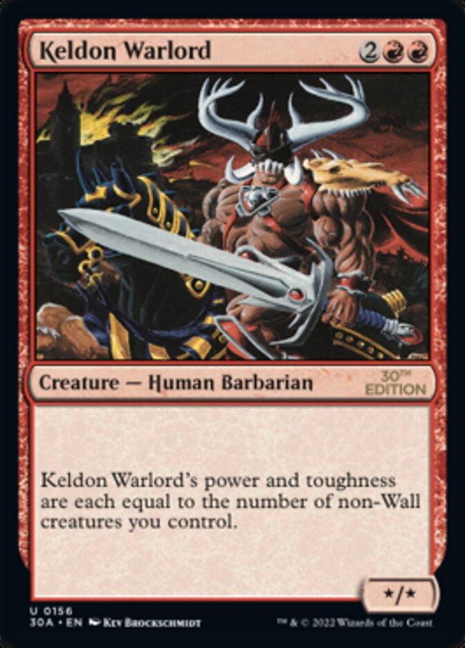 Keldon Warlord [Édition 30e anniversaire] 