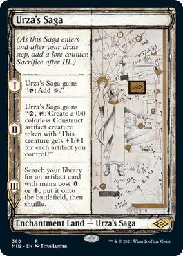 Urza's Saga (MH2-380) - Modern Horizons 2: (Showcase)