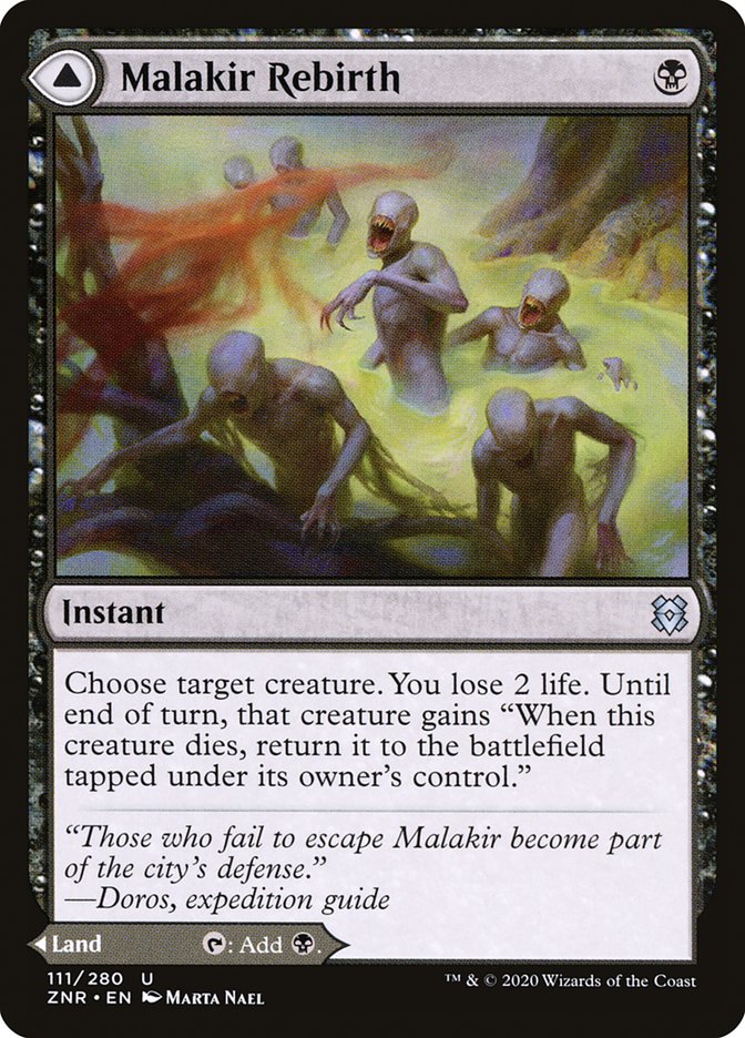 Renaissance de Malakir // Mire de Malakir [Zendikar Rising] 