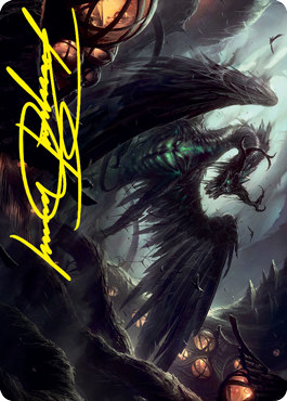 Carte d'art Beledros Witherbloom (signature estampillée or) [Strixhaven : School of Mages Art Series] 