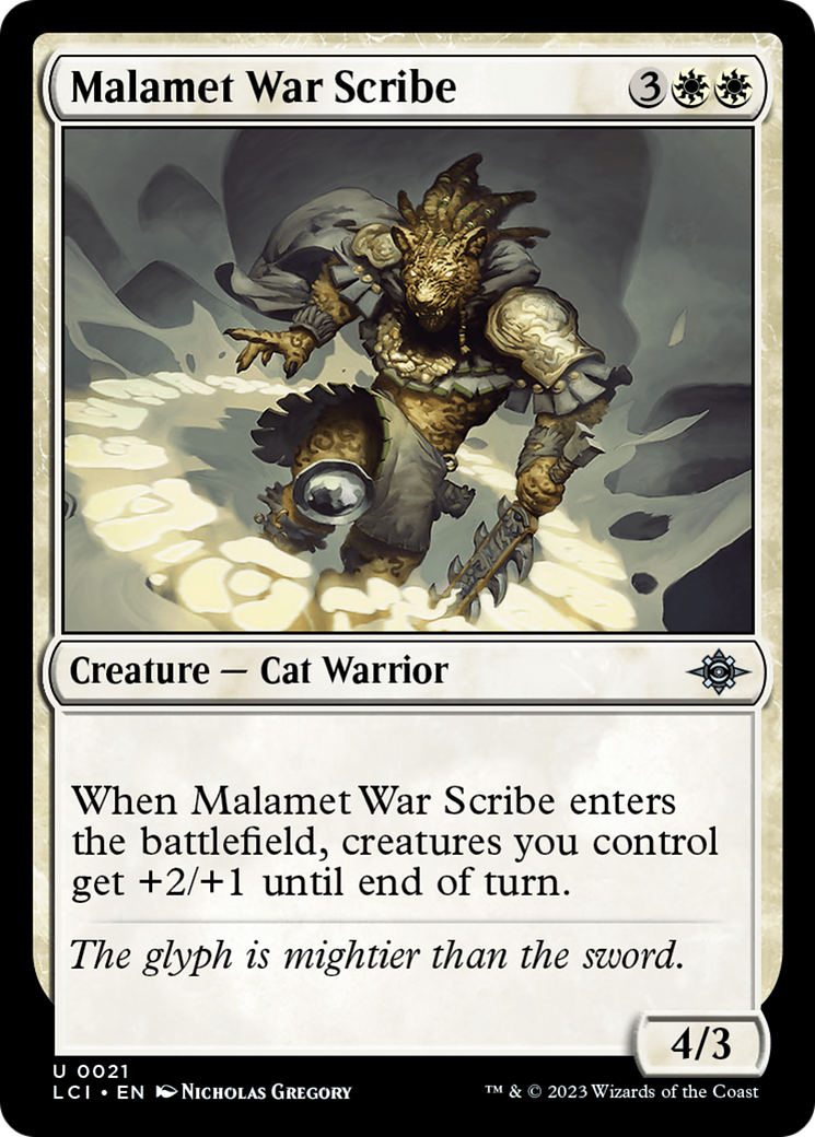 Scribe de guerre Malamet [Les cavernes perdues d'Ixalan] 