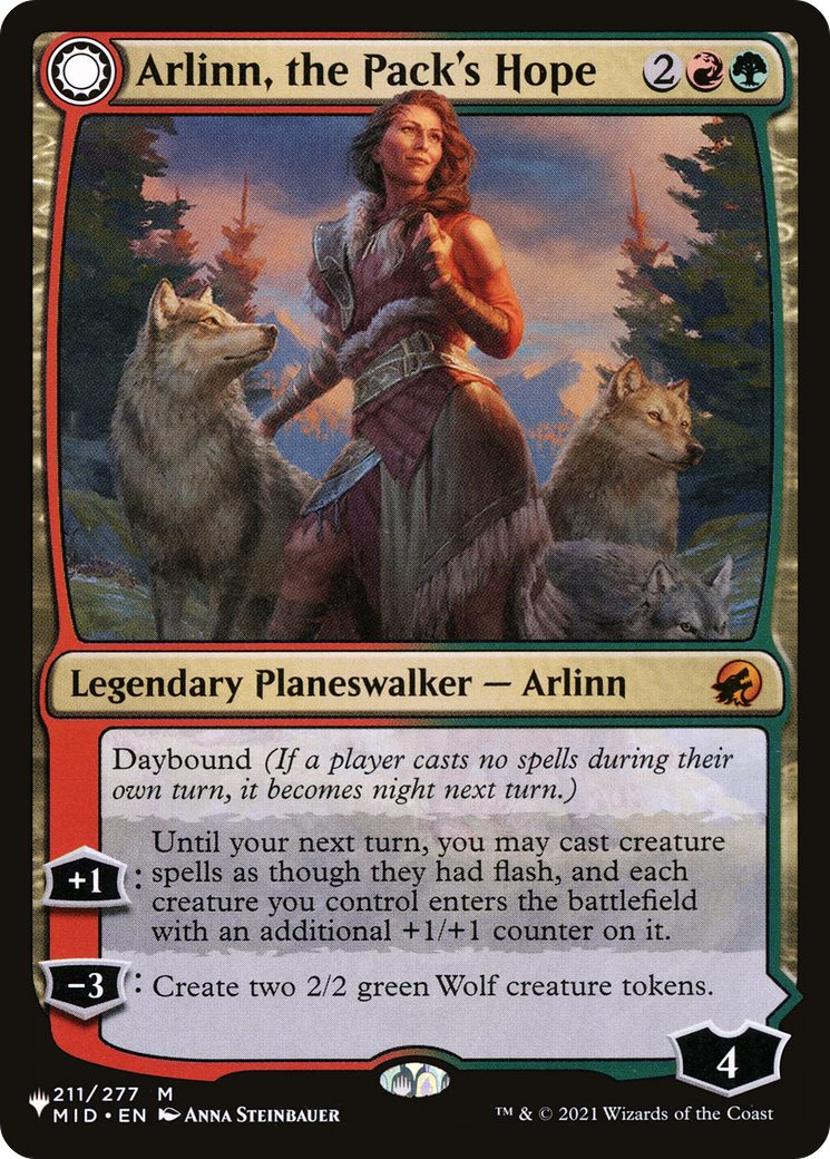 Arlinn, l'espoir de la meute // Arlinn, la fureur de la lune [Secret Lair : Du mignon à la brute] 
