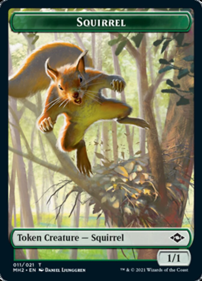 Écureuil // Jeton double face témoin intemporel [Modern Horizons 2 Tokens] 